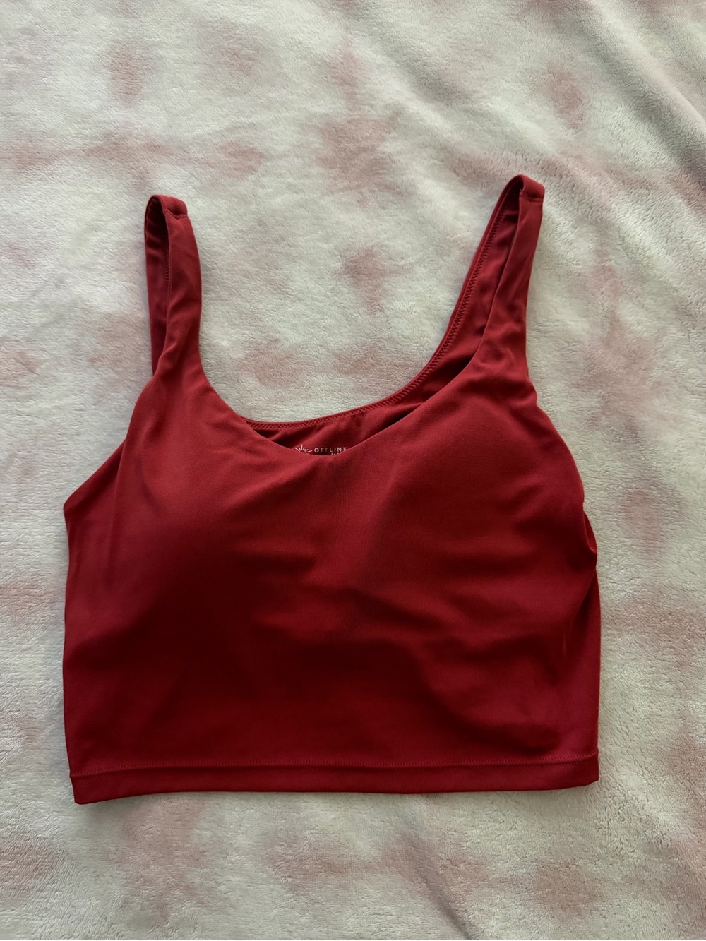 Aerie Offline Women’s Red Crop Top